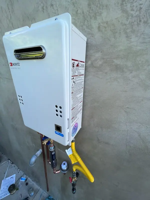 Tankless water heater installation for South Meadows homes